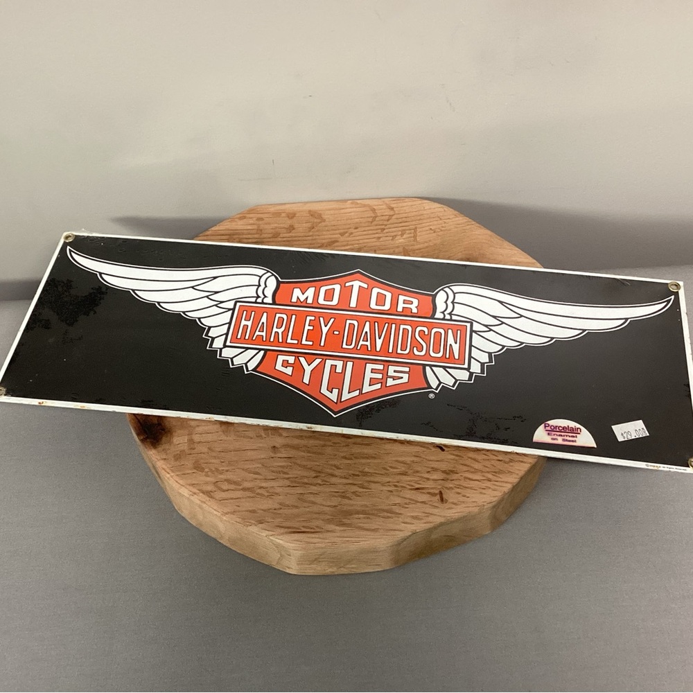 🔴 Vintage - Harley-Davison Motor Cycles - Porcelain Enamel on Steel Sign - BONUS - Picture 7 of 12